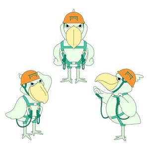 JUGEMU (JUGEMU)さんのハシビロコウ（鳥）のキャラクターデザインへの提案