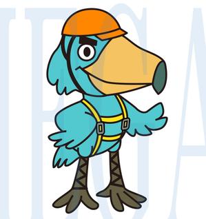 MEGA (MEGA)さんのハシビロコウ（鳥）のキャラクターデザインへの提案