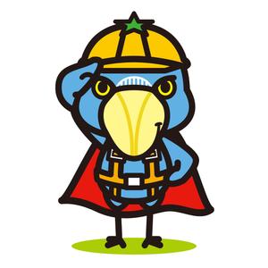 yellow_frog (yellow_frog)さんのハシビロコウ（鳥）のキャラクターデザインへの提案