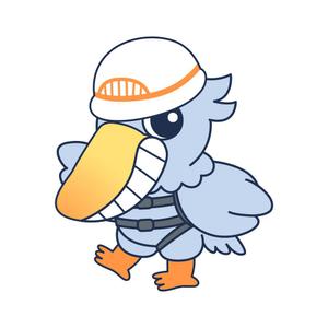 アップル (raincandys)さんのハシビロコウ（鳥）のキャラクターデザインへの提案