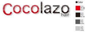 西田 栄作 (yen2424)さんの「Cocolazo　hair」のロゴ作成への提案