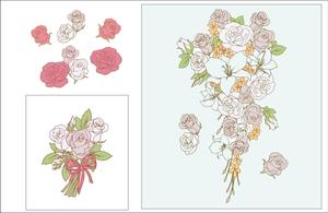 cozou (cozou)さんの転写紙の花束の絵柄に色を塗って下さい。への提案