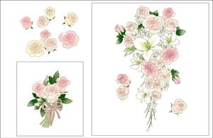 シキシマ (Hsm84)さんの転写紙の花束の絵柄に色を塗って下さい。への提案
