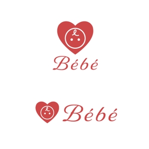 ASAHI OKABE ｜ ao (a930_98)さんの子供を持つ女性向けECショップサイト「Bébé」のロゴへの提案