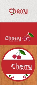 Akiko (Coclico1967)さんのCAFE＆BAR「Cherry」のロゴマーク・ロゴタイプのご依頼ですへの提案