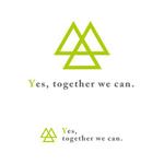 Chihua【認定ランサー】 ()さんの「Yes, together we can.」のロゴ作成への提案