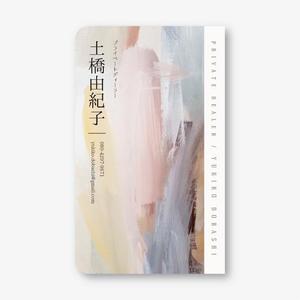 sync design (sync_design)さんの高級絵画販売用の名刺への提案