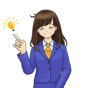 辻浦黎 ()さんの新潟県新発田市の地域情報ブログ執筆者（女性）のキャラクターデザインへの提案