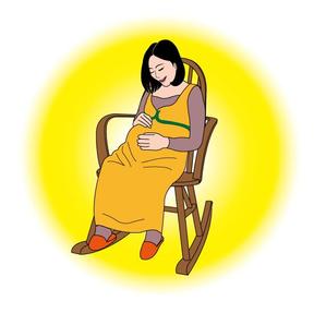 株式会社イーネットビズ (e-nets)さんの産前や産後のママさんケア専門整体院のイメージイラストへの提案
