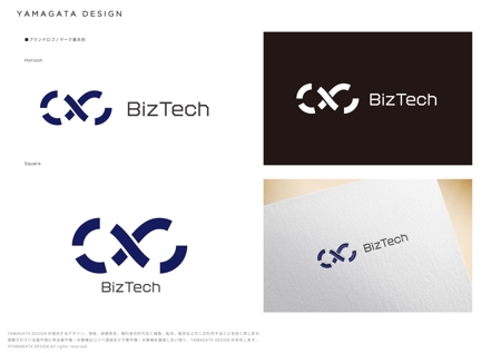 YAMAGATA DESIGN (YAMAGATA-DESIGN)さんのBizTech株式会社の企業ロゴ募集への提案