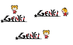 さんの株式会社　「元機」　「 GENKI 」　のロゴ作成への提案