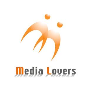 morino-kaze (higashi31057)さんの「MediaLovers」のロゴ作成への提案