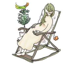 はこ (hako_ksdt)さんの産前や産後のママさんケア専門整体院のイメージイラストへの提案