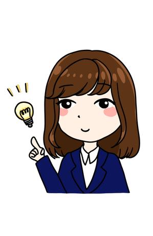 riko0210 (riko0210)さんの新潟県新発田市の地域情報ブログ執筆者（女性）のキャラクターデザインへの提案