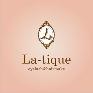 Nayaさんのまつげエクステサロン「eyelash&hairmake  La chou-chou」のロゴ作成への提案