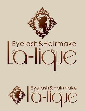 さとし君 ()さんのまつげエクステサロン「eyelash&hairmake  La chou-chou」のロゴ作成への提案