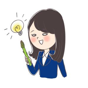 chiisanateshigoto (chiisanateshigoto)さんの新潟県新発田市の地域情報ブログ執筆者（女性）のキャラクターデザインへの提案