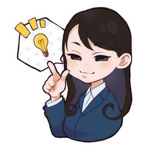 おみのき (mihqru)さんの新潟県新発田市の地域情報ブログ執筆者（女性）のキャラクターデザインへの提案