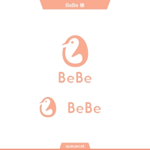 queuecat (queuecat)さんの子供を持つ女性向けECショップサイト「Bébé」のロゴへの提案