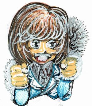 株式会社スイッチ (switch123)さんの新潟県新発田市の地域情報ブログ執筆者（女性）のキャラクターデザインへの提案