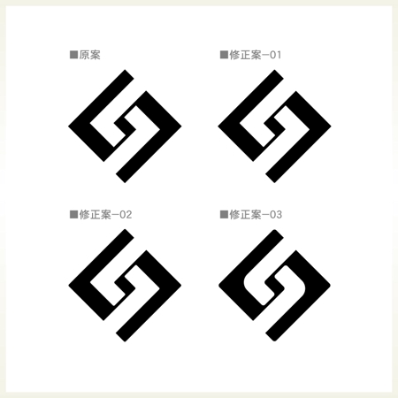 しま (shima-z)さんの「S」のロゴ作成への提案