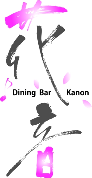 hanagasakuさんの新規オープンのダイニングバーのロゴ作成への提案
