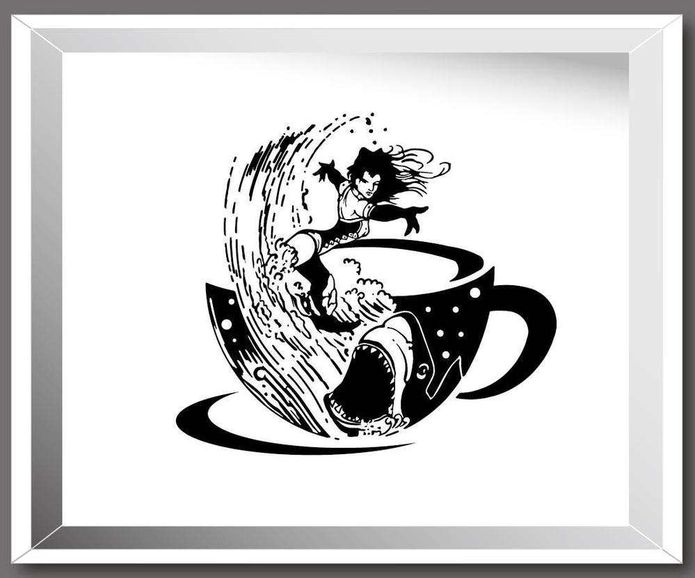 コーヒー　カフェ　ロゴデザイン