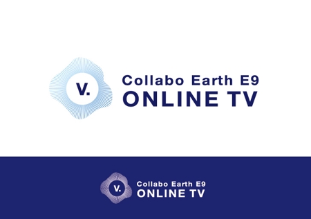- (WITH_Toyo)さんの「Collabo Earth E9 オンラインTV」のロゴ制作をお願いします。への提案
