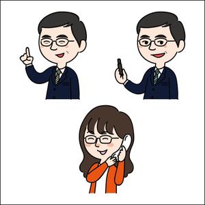 mayako_illust (mayako_illust)さんの社員の似顔絵作成（ＨＰに使用予定・２名分・）への提案