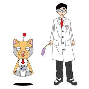 subhumanさんの【登録者20万人YouTube】「ロボット猫」と「工学博士」のキャラクターイメージへの提案