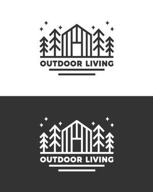 1107.design (CHANKOTSU_73)さんの住宅会社「OUTDOOR LIVING」のロゴ制作への提案