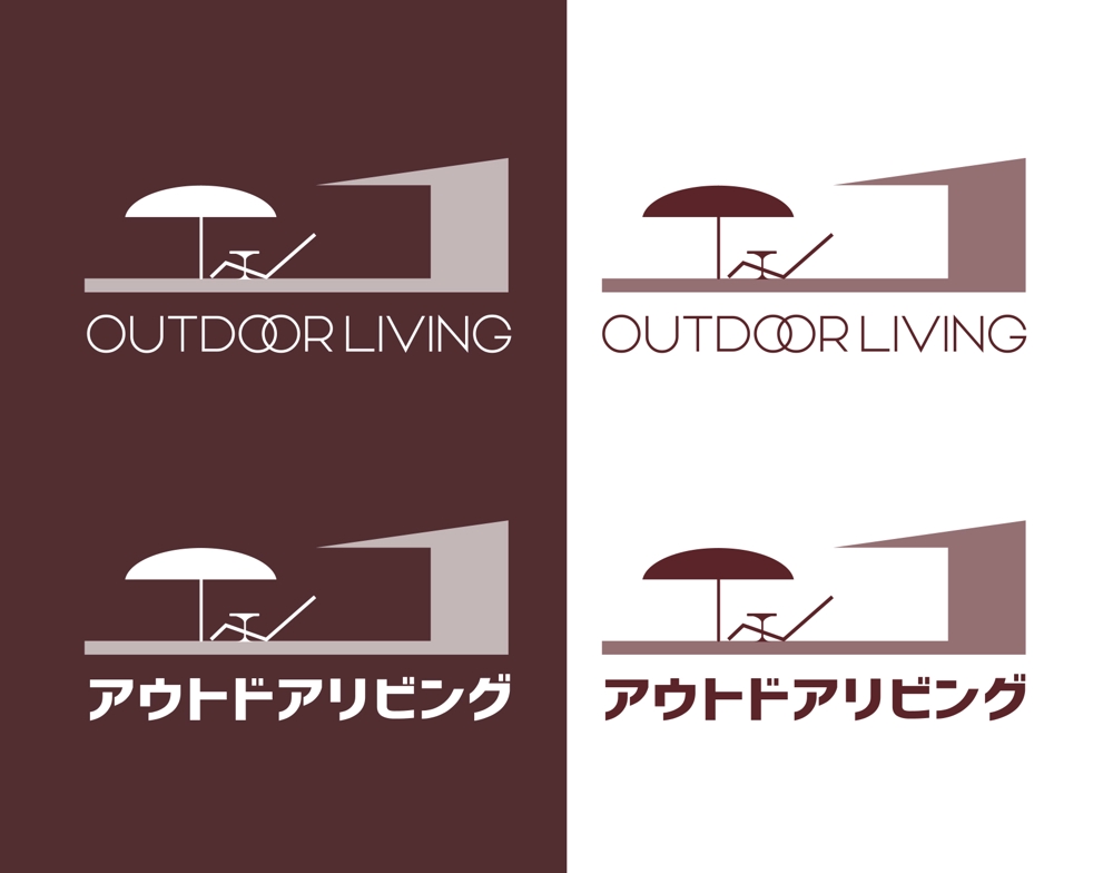 住宅会社「OUTDOOR LIVING」のロゴ制作