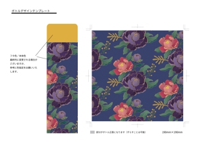 Y＆S ()さんの 40代~60代女性向けの「ミニサイズステンレスボトル」のお花のデザイン作成依頼への提案