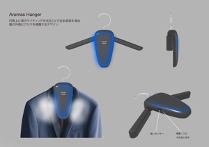 TD inc. (SAKYTA)さんの近未来ハンガー(ジャケット等の服をかける)のプロダクトデザインへの提案