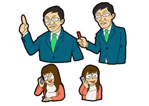 小田　一郎 (ichannel16)さんの社員の似顔絵作成（ＨＰに使用予定・２名分・）への提案