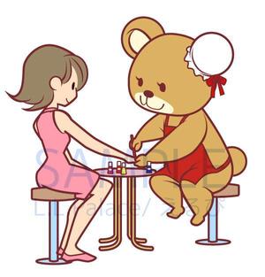株式会社エルエルパレス／岩気裕司 (elpiy)さんの熊のキャラクターデザインへの提案
