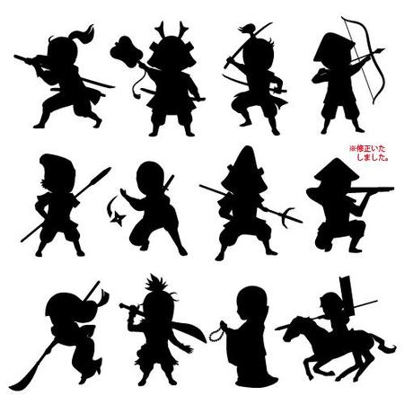 武士10人集団が立っているキャラクターイラストの依頼 外注 キャラクターデザイン 制作 募集の仕事 副業 クラウドソーシング ランサーズ Id 922