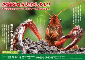 concept (concept)さんの【新聞折込用のチラシ製作】造園屋さんの新規顧客獲得・新店営業開始への提案