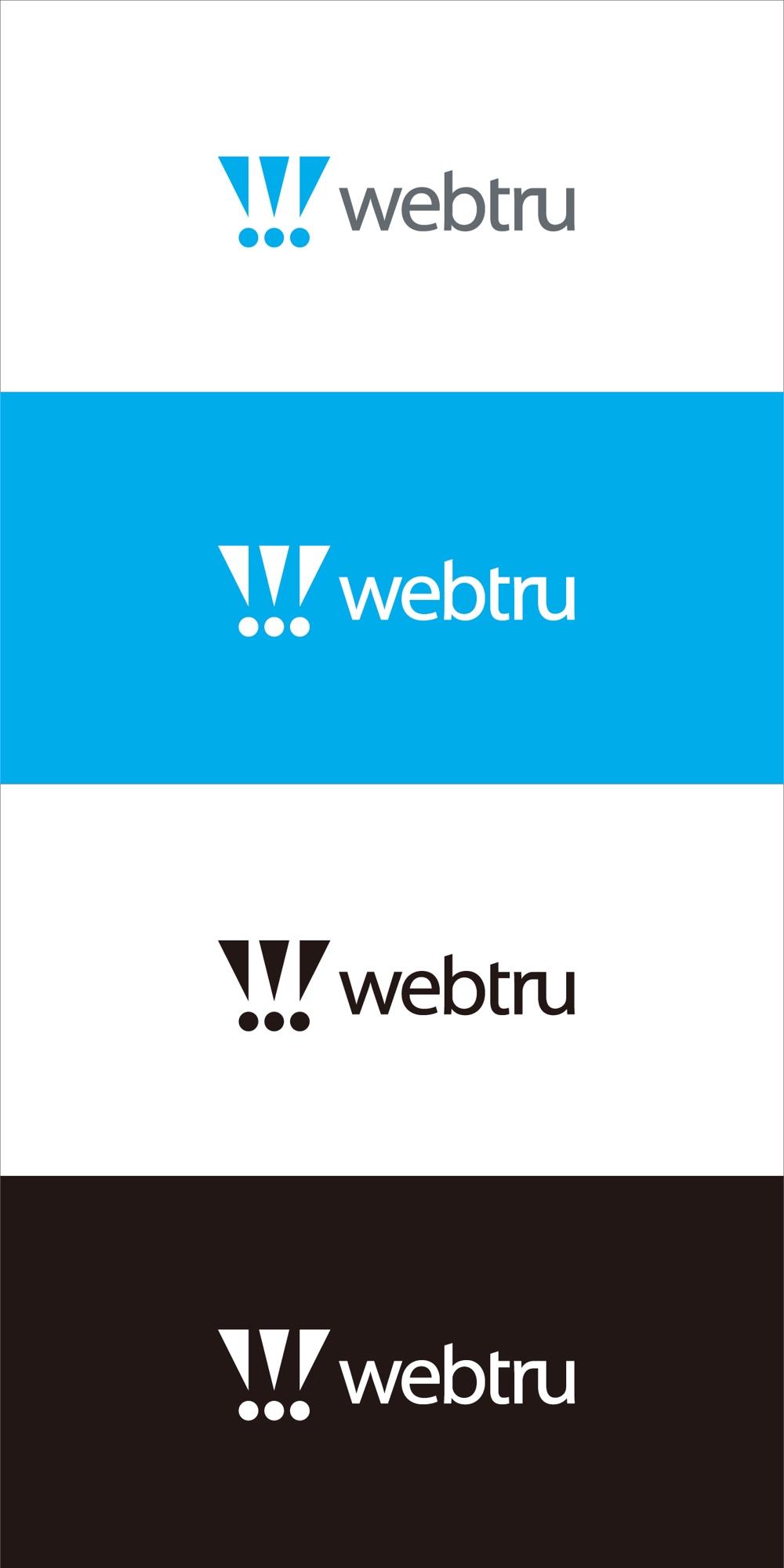 ITプロダクト「webtru」のロゴ制作