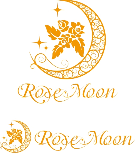 CF-Design (kuma-boo)さんの「rose moon」のロゴ作成への提案