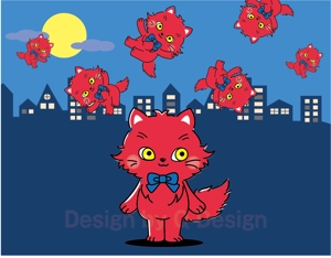 Q-Design (cats-eye)さんの赤い猫への提案