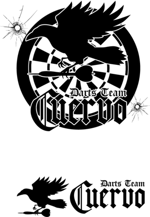 さとし君 ()さんの「Darts Team 『Cuervo』」のロゴ作成への提案
