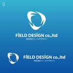 miru-design (miruku)さんの「株式会社フィールドデザイン　FIELD DESIGN CO.,LTD」のロゴ作成への提案