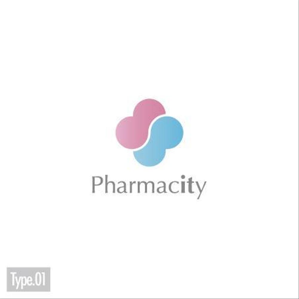 調剤薬局＆医薬品ネット販売をする会社のロゴ制作