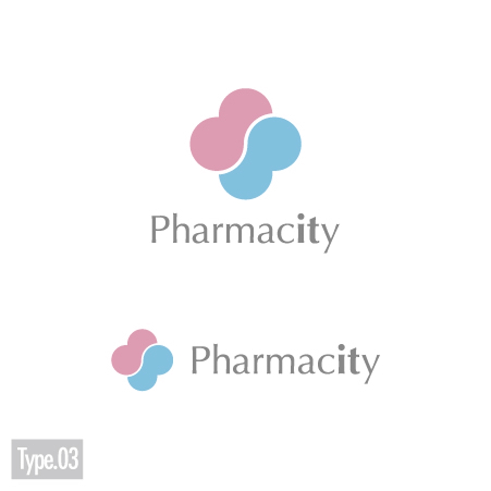 調剤薬局＆医薬品ネット販売をする会社のロゴ制作