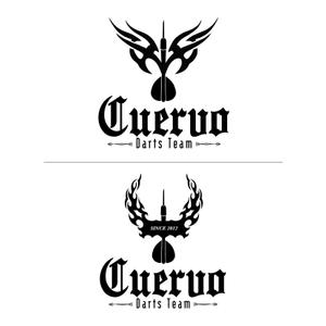 井上芳之 (Sprout)さんの「Darts Team 『Cuervo』」のロゴ作成への提案