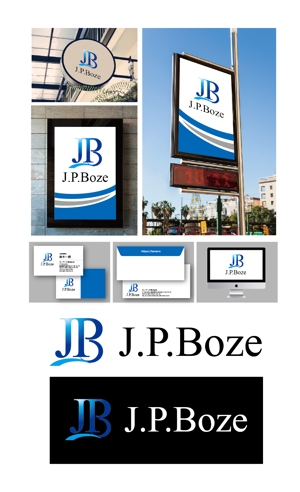 King_J (king_j)さんのスクールショップ男子学生服PB商品ロゴを将来イメージしている。店名ロゴ「J.P.Boze」をへの提案