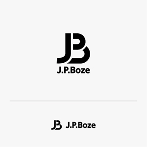 artwork (artworkbox)さんのスクールショップ男子学生服PB商品ロゴを将来イメージしている。店名ロゴ「J.P.Boze」をへの提案