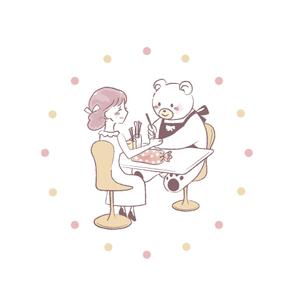 ゆうしぇ ()さんの熊のキャラクターデザインへの提案