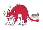 広野 (hylonomusko)さんの赤い猫への提案